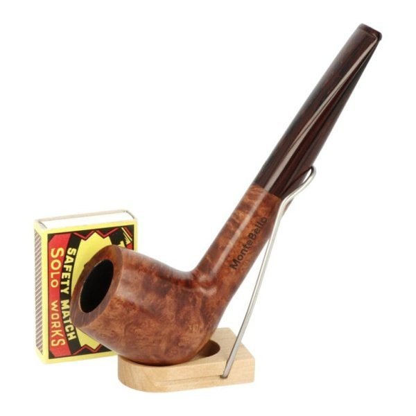 Dýmka MonteBello Billiard hnědá, hladká, filtr 9mm