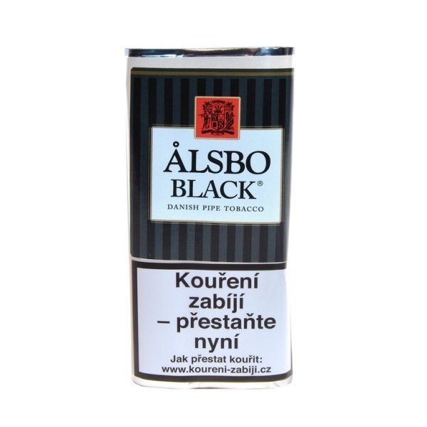 Dýmkový tabák Alsbo Black, 40g, TT