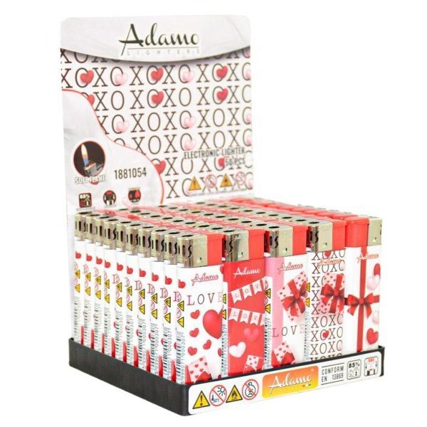 Zapalovač Adamo Piezo Love Label