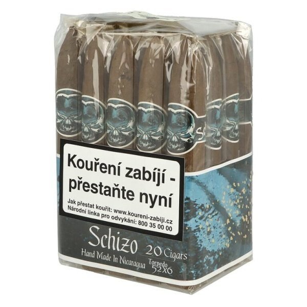 Doutníky Asylum Schizo Torpedo 6x52, 20ks, TT