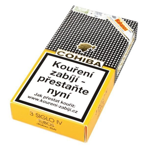 Doutníky Cohiba Siglo IV Tubos A/T, 3ks