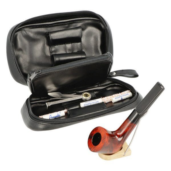 Sada dýmka Angelo, startovací set, dýmka rovná + etue IV, filtr 9mm