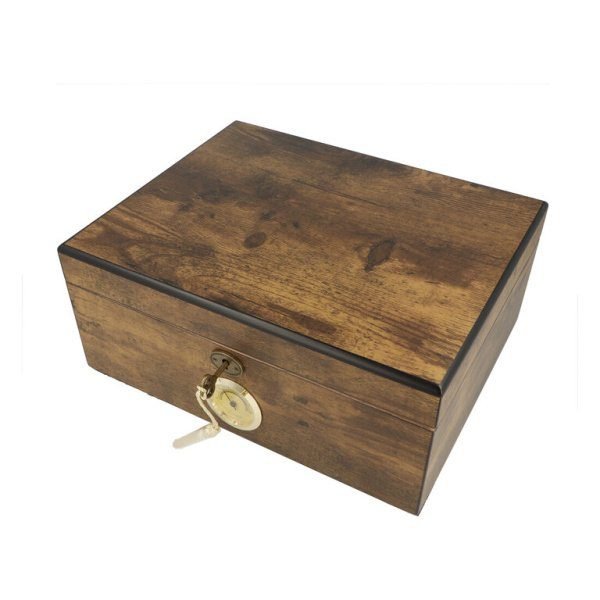 Humidor na doutníky Antic Wood, 30x24x13cm