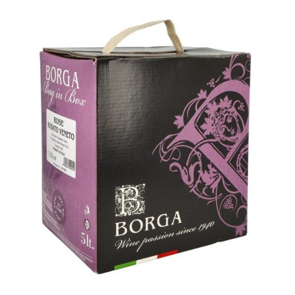 Víno Borga Rosato IGT 5l 11,5%, růžové, Bag in box
