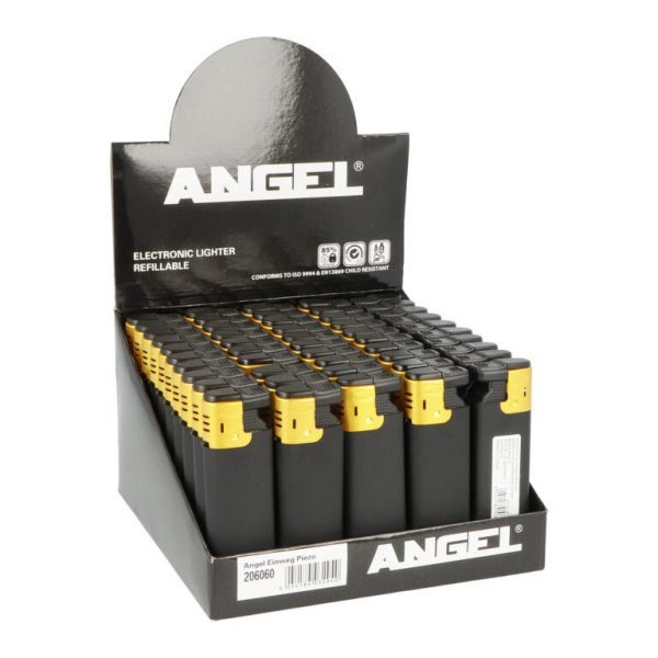 Zapalovač Angel Turbo Black Rubber