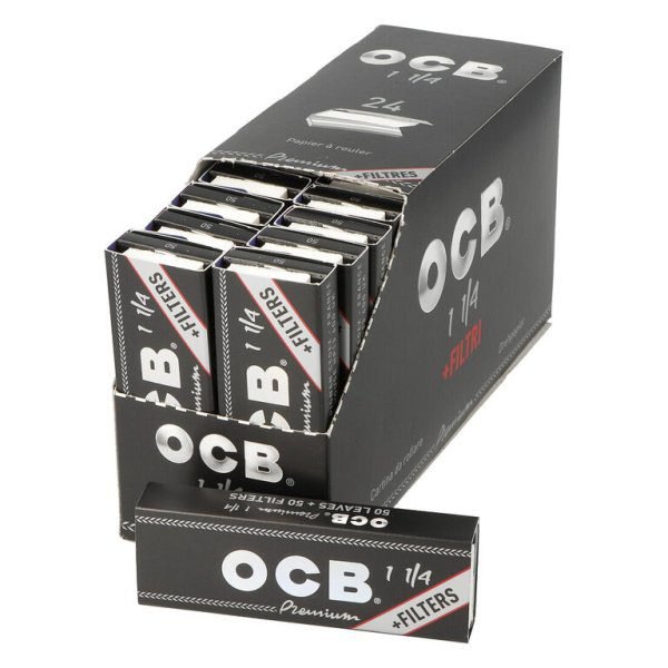 Cigaretové papírky OCB PREMIUM 1 1/4+Filters