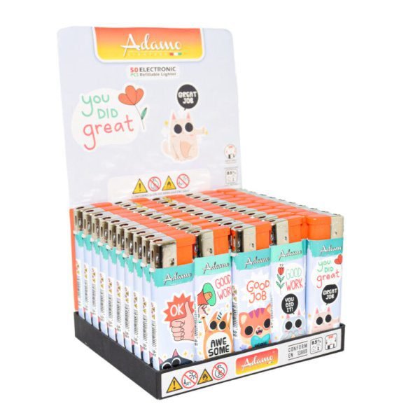 Zapalovač Adamo Piezo Positive Animals