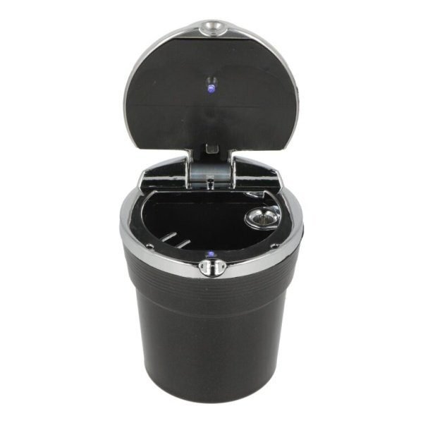 Popelník do auta FL LED, black