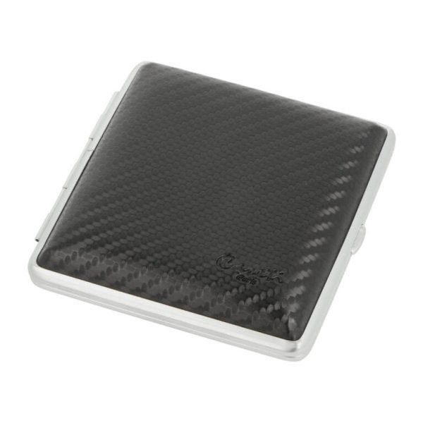 Cigaretové pouzdro Caseti Carbon, černé, 20 cigaret
