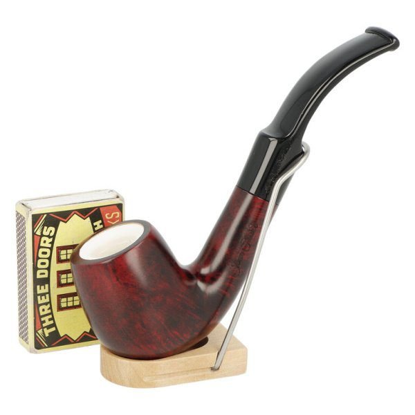 Dýmka Jean Claude Meerschaum zahnutá, II, filtr 9mm