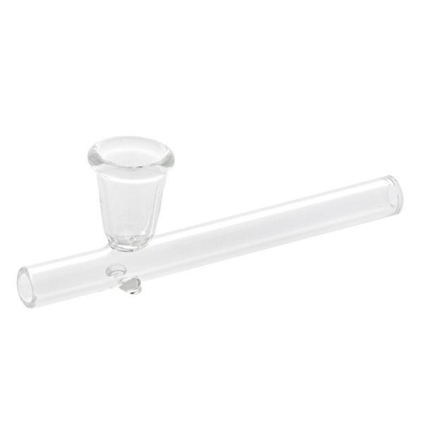 Šlukovka skleněná Transparent, 10cm