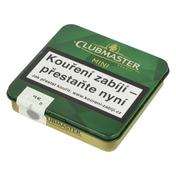 Doutníky Clubmaster Mini Brasil Cigarillo, 20ks, TT