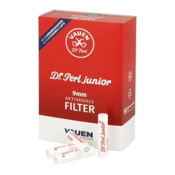 Filtry do dýmky Vauen Dr. Perl Junior, 100ks, 9mm