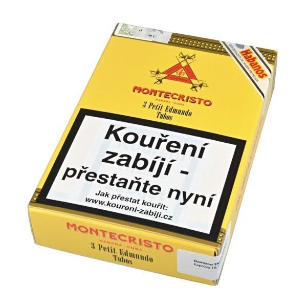 Doutníky Montecristo Petit Edmundo A/T, 3ks