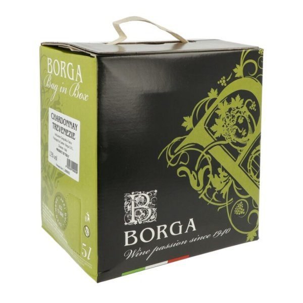 Víno Borga Chardonnay IGT 5l 12%, bílé, Bag in box