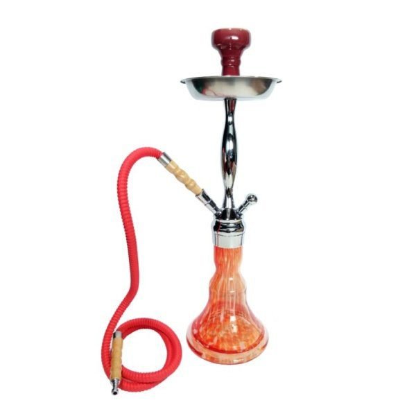 Vodní dýmka Luxury 58cm 1 šlauch červená