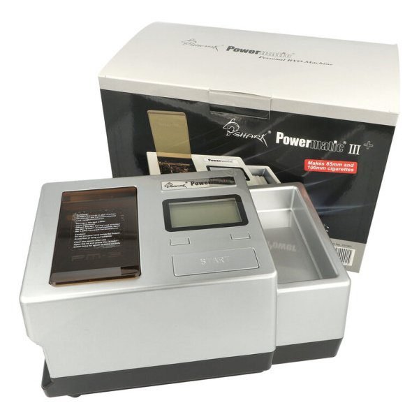 Elektrická plnička dutinek Powermatic III Plus, stříbrná