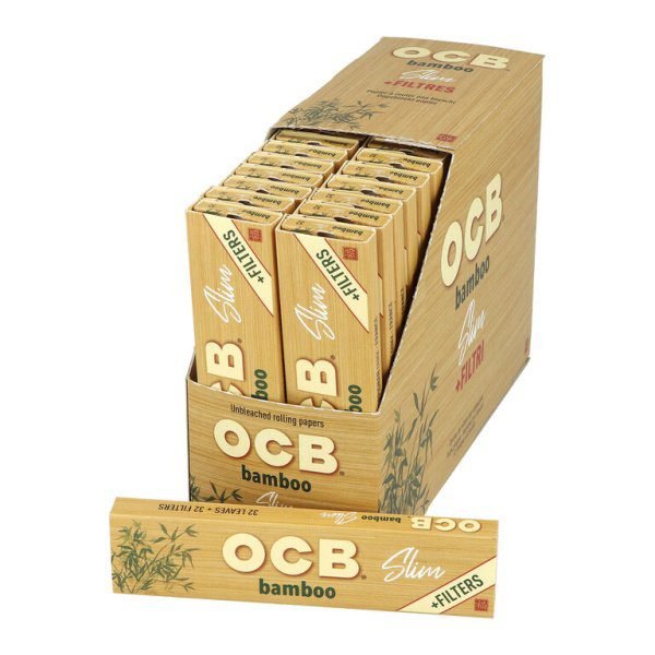 Cigaretové papírky OCB Slim Bamboo+Filters