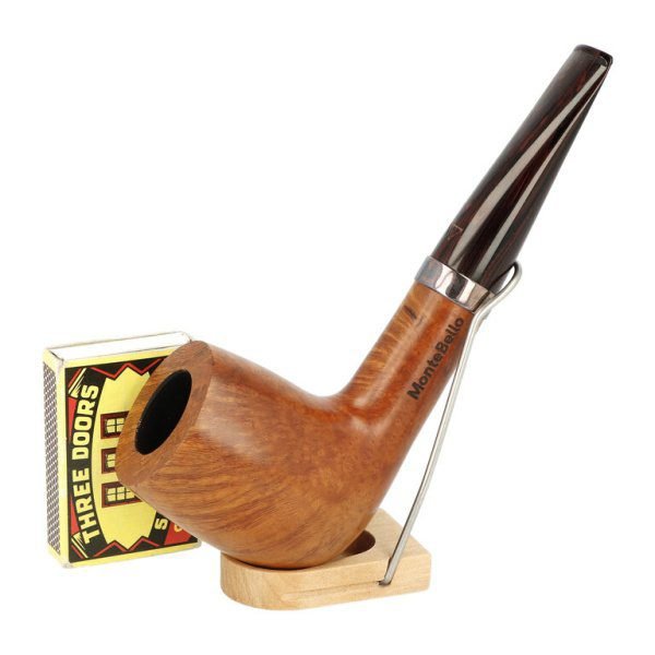Dýmka MonteBello Billiard XL, světlá, hladká, filtr 9mm