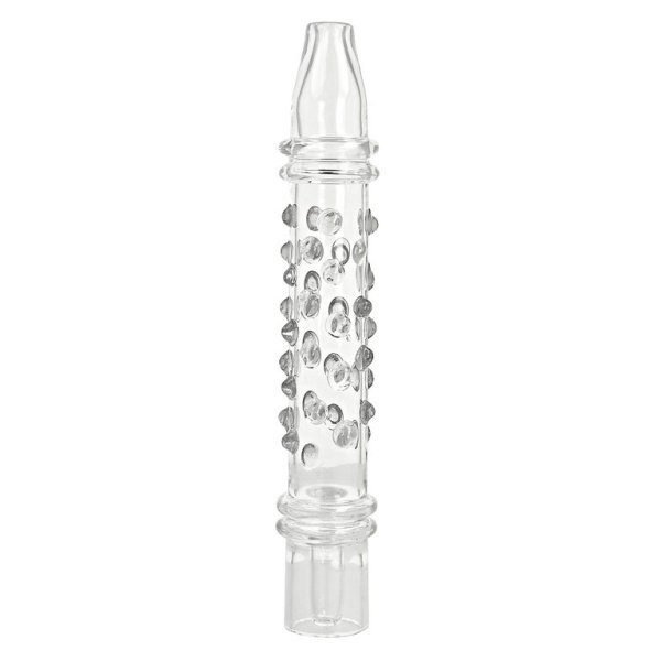 Skleněný náústek pro vodní dýmky DUD transparentní, 21cm