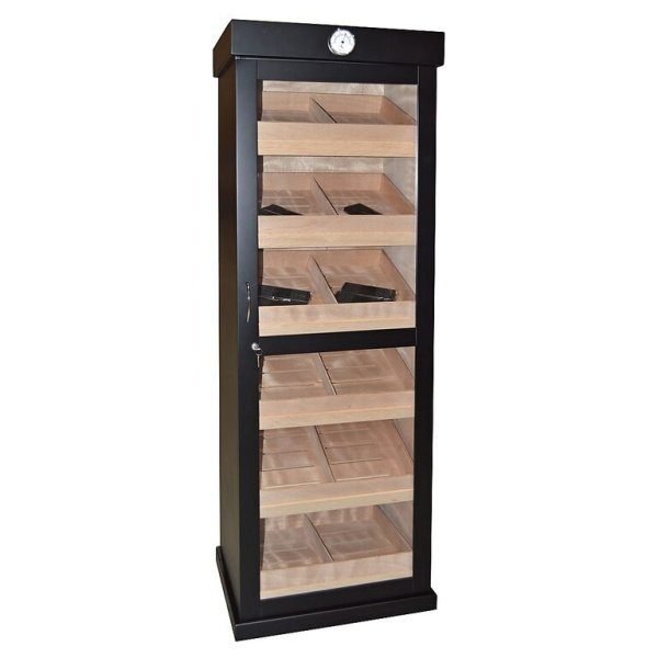 Humidor na doutníky skříňový Black, 59x44x179cm