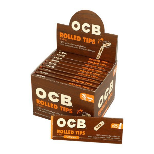 Filtrační papírky OCB Virgin, 6,5mm