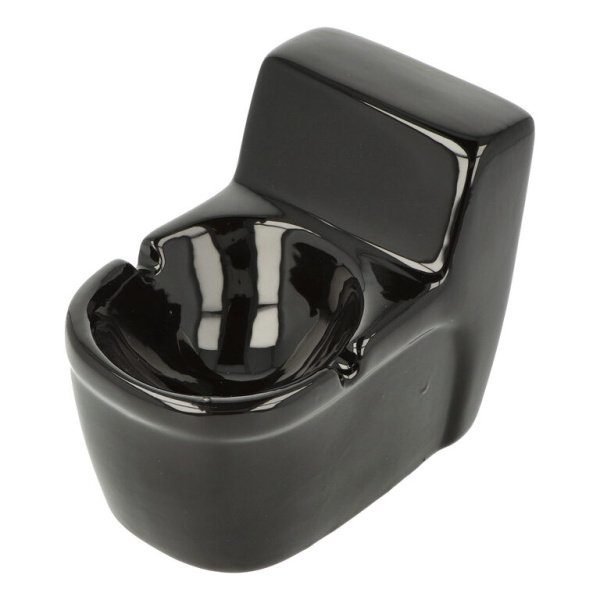 Cigaretový popelník Black Toilette