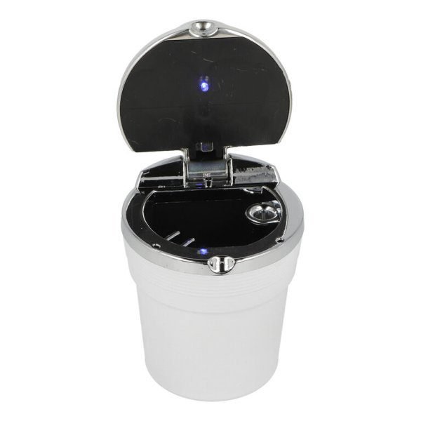 Popelník do auta FL LED, white