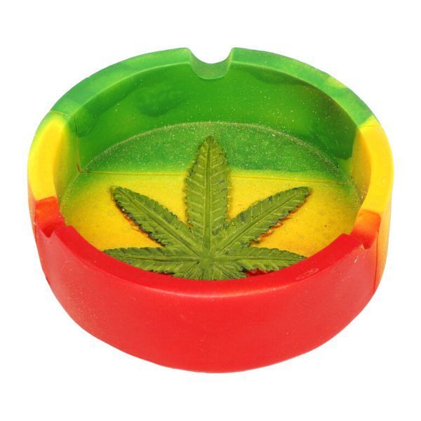 Cigaretový popelník Jamaica Round Colorful