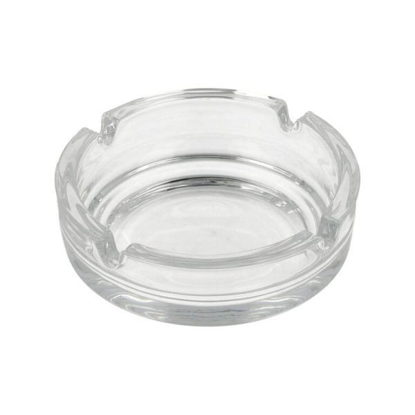Cigaretový popelník skleněný Basic, 10,5cm