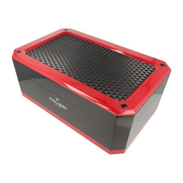 Humidor na doutníky Colibri Rally Red, 40x25x16cm