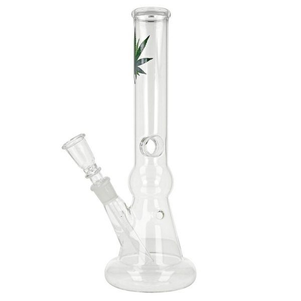 Skleněný bong Leaf, 32cm