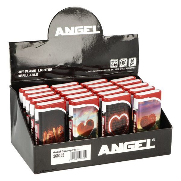 Zapalovač Angel Jet Flames Heart