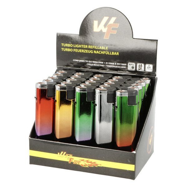 Zapalovač Wildfire Metal Rainbow Shiny