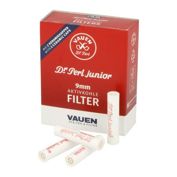 Filtry do dýmky Vauen Dr. Perl Junior, 40ks, 9mm