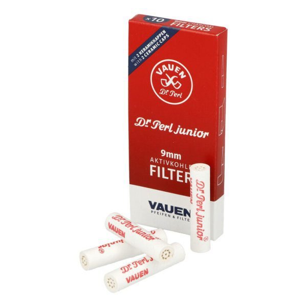 Filtry do dýmky Vauen Dr. Perl Junior, 10ks, 9mm