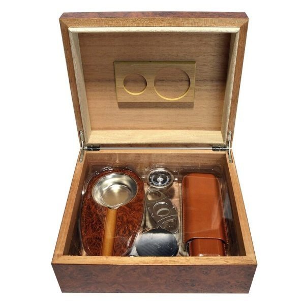 Doutníkový Humidor Set Angelo Brown