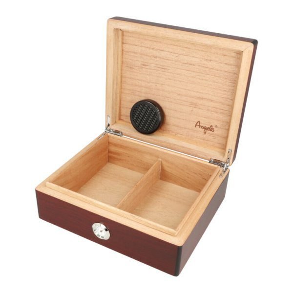 Humidor na doutníky Červenohnědý, 22x19x8cm