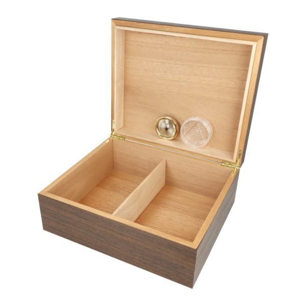 Humidor na doutníky Ořech 25D, 26x22x10cm