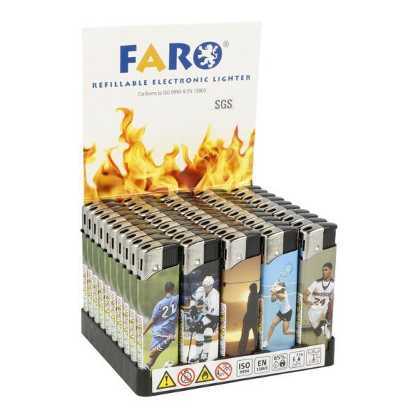 Zapalovač FARO Piezo Sports
