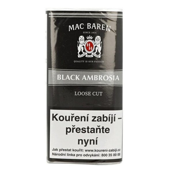 Dýmkový tabák Mac Baren Black Ambrosia 50g TT