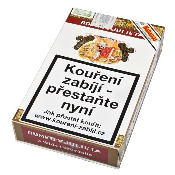 Doutníky Romeo y Julieta Wide Churchills A/T, 3ks